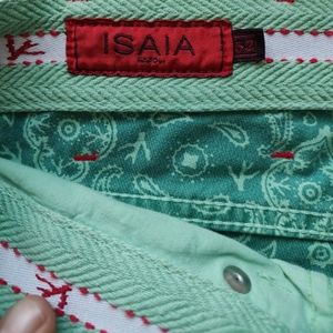 Isaia teal color pants never worn
